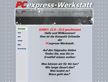 Tablet Screenshot of pcexpress-werkstatt.de